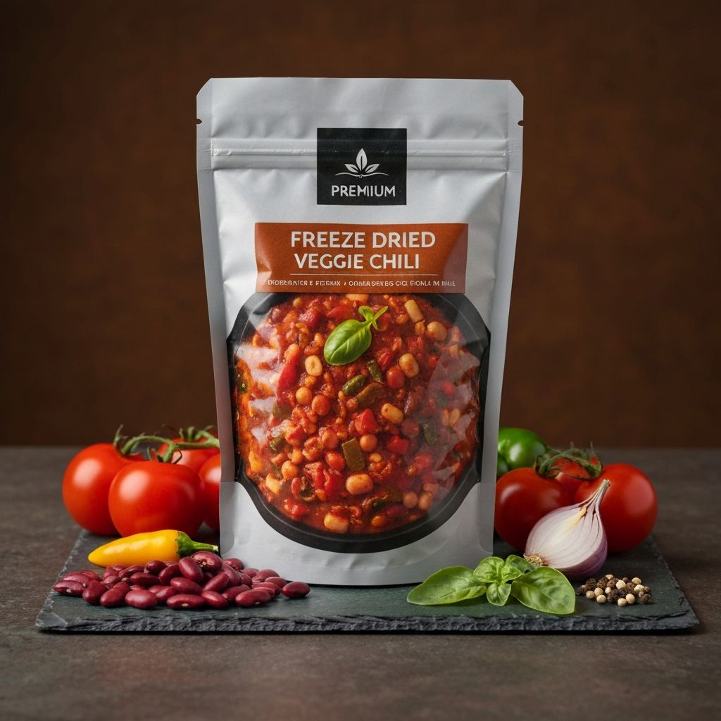 Evergreen Supply Co. Veggie Chili freeze-dried meal